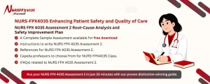 NURS FPX 4035 Assessment 2 Root-Cause Analysis and Safety Improvement Plan