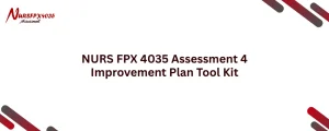 NURS FPX 4035 Assessment 4 Improvement Plan Tool Kit